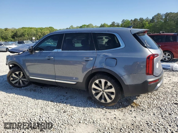 2022 Kia Telluride EX with VIN 5XYP34HC5NG225236, listed as a Copart auction lot 53256765 with 82,375 mi miles and Salvage title. Bid and sale history available at DreamBid. Image 2.