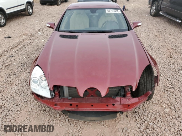 2007 Mercedes-Benz SLK 350 с VIN WDBWK56F57F139575, выставлен на аукционе Copart как лот 82769484 с пробегом 30 677 миль миль и Списание • Salvage title. История ставок и продаж доступна на DreamBid. Изображение 5.