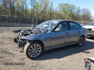 2011 BMW 3 Series 328i with VIN WBAPH7C50BE681996, listed as a Copart auction lot 53659145 with Not Provided miles and Salvage Title. Bid and sale history available at carsss.com. Image 1.