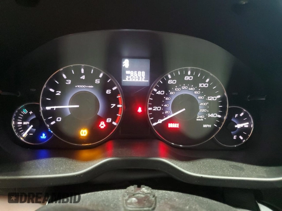 2011 Subaru Outback 2.5i with VIN 4S4BRBAC6B1337459, listed as a Copart auction lot 41845705 with 250,032 mi miles and Salvage Title. Bid and sale history available at carsss.com. Image 9.