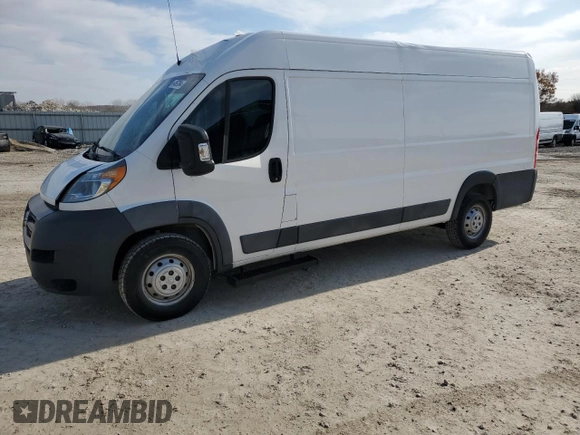 2018 Ram ProMaster Cargo with VIN 3C6URVJG7JE101374, listed as a Copart auction lot 64867084 with 88,159 mi miles and Salvage Title. Bid and sale history available at carsss.com. Image 1.