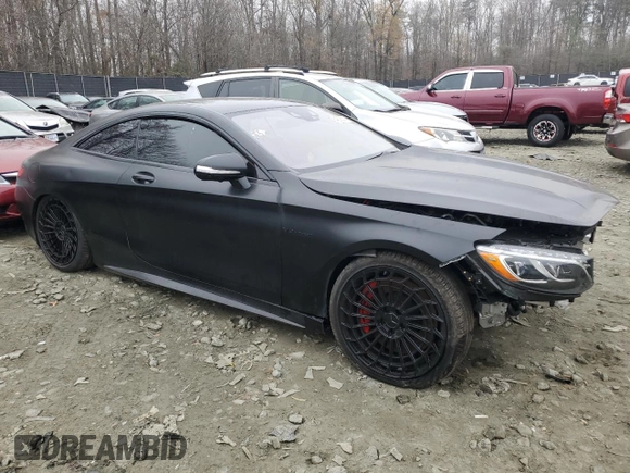 2020 Mercedes-Benz S 63 AMG with VIN WDDXJ8JB7LA040820, listed as a Copart auction lot 84505674 with 21,242 mi miles and Salvage Title. Bid and sale history available at DreamBid. Image 4.