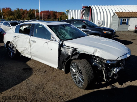 2024 Cadillac CT5 Premium Luxury with VIN 1G6DT5RWXR0106971, listed as a Copart auction lot 76744194 with 12,796 mi miles and Salvage Title. Bid and sale history available at carsss.com. Image 4.