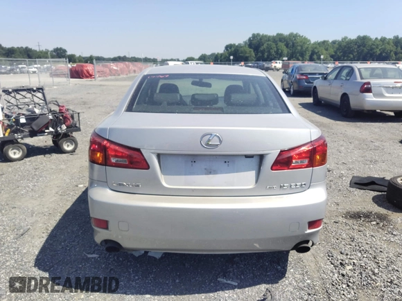 2006 Lexus IS 250 with VIN JTHCK262865003783, listed as a IAAI auction lot 42586680 with 135,135 mi miles and . Bid and sale history available at DreamBid. Image 16.