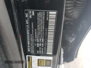 2016 Mercedes-Benz C 300 with VIN 55SWF4JB0GU108645, listed as a Copart auction lot 53869535 with 124,477 mi miles and Clean Title. Bid and sale history available at carsss.com. Image 12.