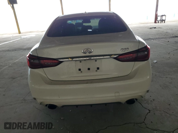 2018 Infiniti Q50 2.0t LUXE with VIN JN1CV7AP1JM241095, listed as a Copart auction lot 41470445 with 68,929 mi miles and Salvage Title. Bid and sale history available at carsss.com. Image 6.