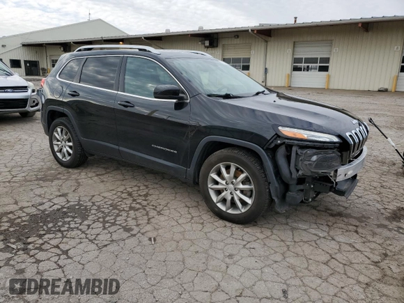 2018 Jeep Cherokee Limited z VIN 1C4PJMDX9JD516975, wystawiony jako Copart lot #51656455 z przebiegiem 95 375 mil mil oraz Szkoda całkowita • Salvage title. Historia ofert i sprzedaży dostępna na DreamBid. Obrazek 4.
