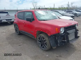 2020 Jeep Renegade Sport with VIN ZACNJAAB4LPM06853, listed as a IAAI auction lot 41797460 with Not Provided miles and . Bid and sale history available at carsss.com. Image 1.