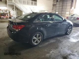 2014 Chevrolet Cruze 2LT with VIN 1G1PE5SB5E7369066, listed as a Copart auction lot 54542795 with 107,534 mi miles and Salvage title. Bid and sale history available at DreamBid. Image 3.