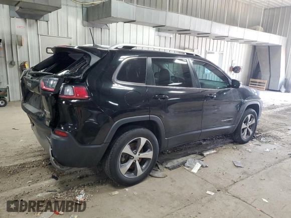 2020 Jeep Cherokee Limited with VIN 1C4PJMDX6LD656243, listed as a Copart auction lot 51842845 with 55,515 mi miles and Salvage Title. Bid and sale history available at carsss.com. Image 3.