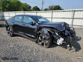 2024 Polestar 2 with VIN YSMFD3KA9RL222235, listed as a Copart auction lot 65530334 with 387 mi miles and Salvage Title. Bid and sale history available at carsss.com. Image 4.