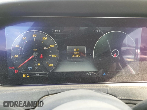 2018 Mercedes-Benz S 560 with VIN WDDUG8DB7JA400341, listed as a Copart auction lot 44409025 with 81,280 mi miles and Clean Title. Bid and sale history available at carsss.com. Image 9.