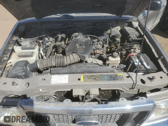 2005 Ford Ranger XLT with VIN 1FTZR45E95PA72435, listed as a Copart auction lot 52898275 with 204,545 mi miles and Salvage title. Bid and sale history available at DreamBid. Image 11.