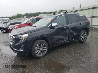2019 GMC Terrain Denali with VIN 3GKALXEX3KL105541, listed as a Copart auction lot 59677945 with 44,870 mi miles and Salvage title. Bid and sale history available at DreamBid. Image 1.