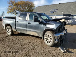 2021 Chevrolet Silverado 1500 LT with VIN 1GCUYDET0MZ251221, listed as a Copart auction lot 78026124 with 87,231 mi miles and Non Repairable. Bid and sale history available at carsss.com. Image 4.