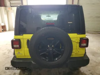 2023 Jeep Wrangler Willys with VIN 1C4HJXDN9PW640617, listed as a Copart auction lot 84894564 with 2,136 mi miles and Salvage Title. Bid and sale history available at DreamBid. Image 6.