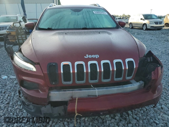 2016 Jeep Cherokee Limited with VIN 1C4PJMDB8GW151402, listed as a Copart auction lot 53093455 with 132,587 mi miles and Salvage Title. Bid and sale history available at DreamBid. Image 5.