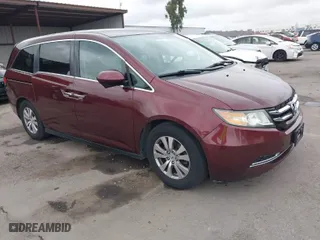 2016 Honda Odyssey SE with VIN 5FNRL5H38GB094778, listed as a IAAI auction lot 41740339 with 103,656 mi miles. Bid and sale history available at carsss.com. Image 1.