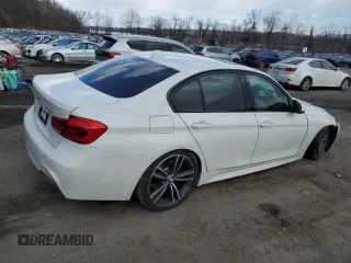2017 BMW 3 Series 340i xDrive with VIN WBA8B7C34HA190285, listed as a Copart auction lot 42045855 with 60,509 mi miles and Salvage Title. Bid and sale history available at carsss.com. Image 3.