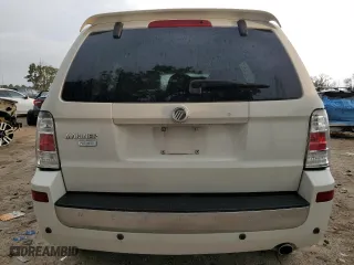 2009 Mercury Mariner Premier with VIN 4M2CU87G89KJ00930, listed as a Copart auction lot 72181704 with 186,289 mi miles and Salvage Title. Bid and sale history available at carsss.com. Image 6.