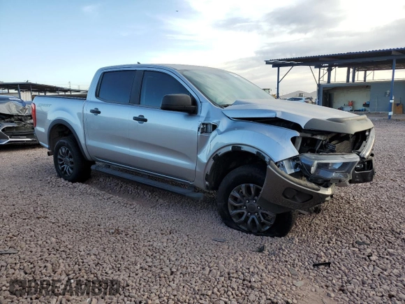 2021 Ford Ranger XL with VIN 1FTER4EHXMLD23865, listed as a Copart auction lot 43779385 with 39,744 mi miles and Salvage Title. Bid and sale history available at DreamBid. Image 4.
