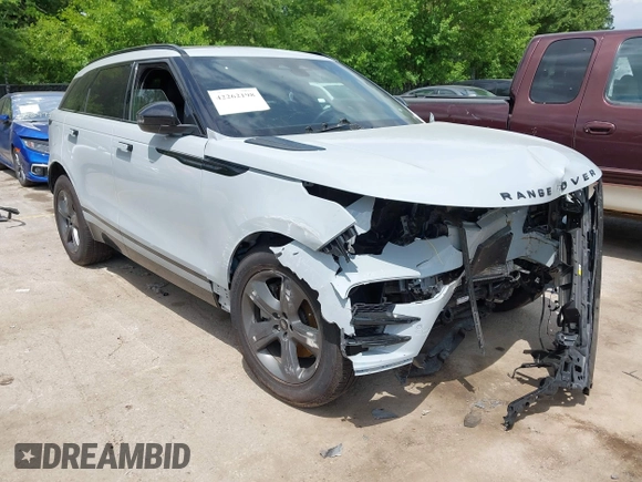 2025 Land Rover Range Rover Velar Dynamic SE with VIN SALYL2EX1SA394559, listed as a IAAI auction lot 42262198 with 17,470 mi miles and . Bid and sale history available at DreamBid. Image 1.