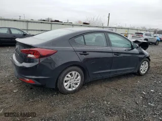 2019 Hyundai Elantra SE with VIN 5NPD74LF8KH445967, listed as a Copart auction lot 51667045 with 67,455 mi miles and Salvage Title. Bid and sale history available at carsss.com. Image 3.