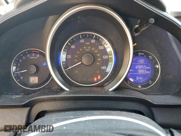 2016 Honda Fit EX with VIN JHMGK5H72GX043410, listed as a Copart auction lot 52792805 with 129,259 mi miles and Clean Title. Bid and sale history available at DreamBid. Image 9.