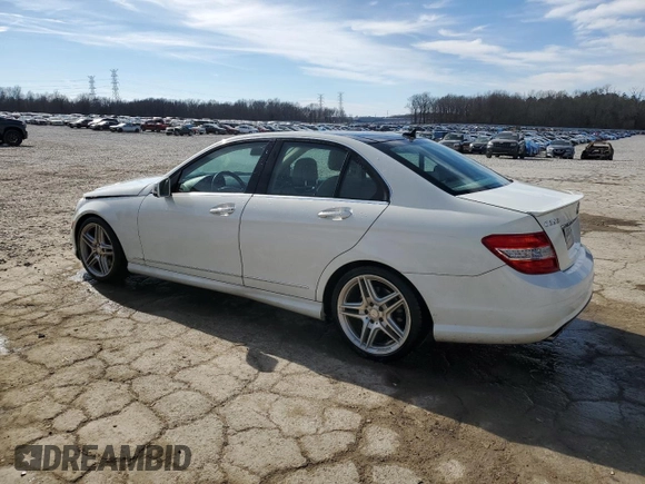2011 Mercedes-Benz C 350 Sport with VIN WDDGF5GB9BF635029, listed as a Copart auction lot 42098025 with 263,508 mi miles and Salvage title. Bid and sale history available at DreamBid. Image 2.