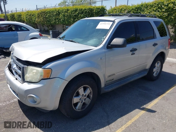2008 Ford Escape XLT with VIN 1FMCU03168KA77375, listed as a IAAI auction lot 41990755 with 173,455 mi miles and . Bid and sale history available at DreamBid. Image 2.