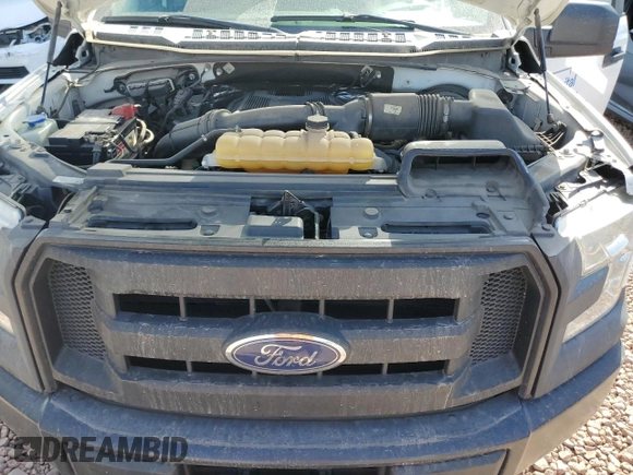 2017 Ford F-150 XL with VIN 1FTNF1CG0HKC20421, listed as a Copart auction lot 46412525 with 93,707 mi miles and Salvage title. Bid and sale history available at DreamBid. Image 11.