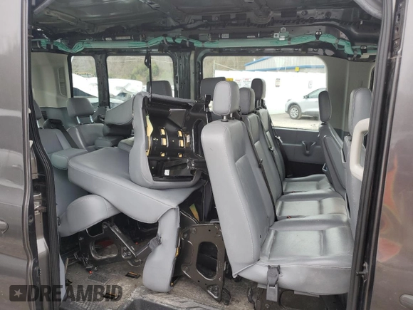 2019 Ford Transit Passenger XL with VIN 1FBAX2CM5KKB18955, listed as a Copart auction lot 48041645 with 65,430 mi miles and Salvage Title. Bid and sale history available at carsss.com. Image 10.