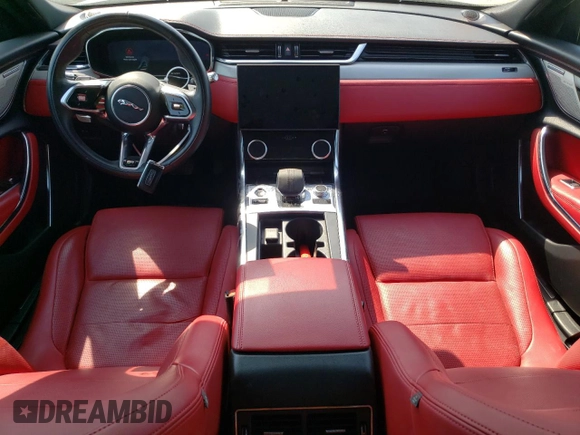 2021 Jaguar XF R-Dynamic SE with VIN SAJBL4GX4MCY88798, listed as a Copart auction lot 58915904 with 35,875 mi miles and Salvage Title. Bid and sale history available at carsss.com. Image 8.