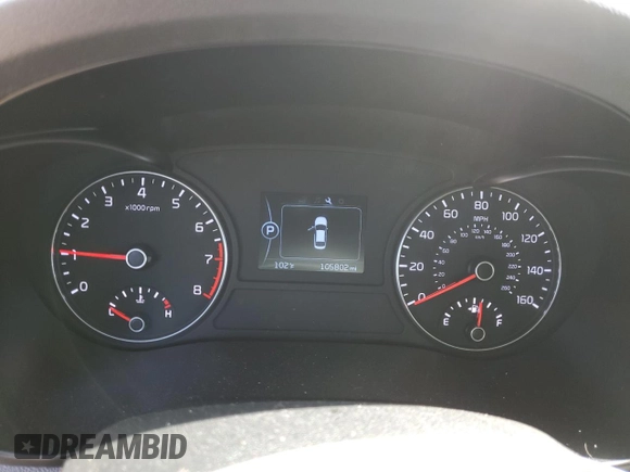 2018 Kia Optima LX with VIN 5XXGT4L31JG180298, listed as a Copart auction lot 58412615 with 105,802 mi miles and Salvage title. Bid and sale history available at DreamBid. Image 9.
