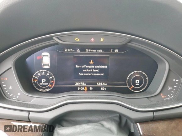 2019 Audi Q5 Premium Plus z VIN WA1BNAFY2K2085101, wystawiony jako Copart lot #53506975 z przebiegiem 26 478 mil mil oraz Szkoda całkowita • Salvage title. Historia ofert i sprzedaży dostępna na DreamBid. Obrazek 9.