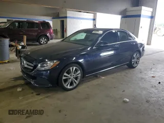 2015 Mercedes-Benz C 300 with VIN 55SWF4JB4FU051543, listed as a Copart auction lot 55327735 with 183,506 mi miles and Clean Title. Bid and sale history available at DreamBid. Image 1.