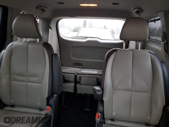 2016 Kia Sedona SX with VIN KNDMC5C10G6147873, listed as a Copart auction lot 43356985 with 133,356 mi miles and Salvage Title. Bid and sale history available at carsss.com. Image 10.
