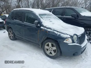 2007 Jeep Compass Sport with VIN 1J8FF47W37D260933, listed as a IAAI auction lot 41339447 with 0 mi miles. Bid and sale history available at carsss.com. Image 1.