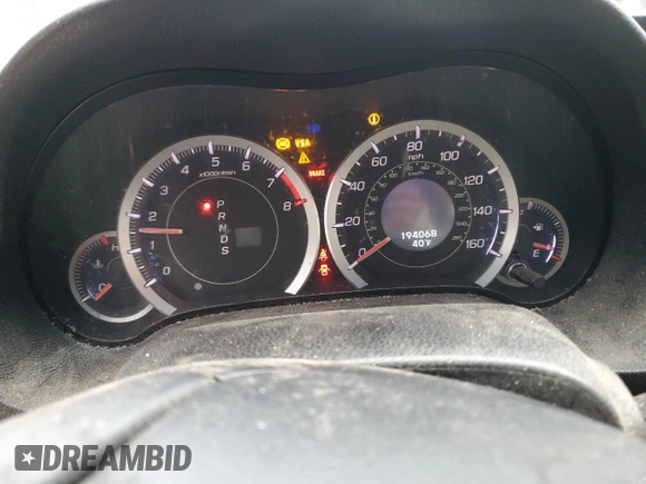 2010 Acura TSX z VIN JH4CU2F66AC036752, wystawiony jako Copart lot #83052204 z przebiegiem 194 068 mil mil oraz Szkoda całkowita • Salvage title. Historia ofert i sprzedaży dostępna na DreamBid. Obrazek 9.