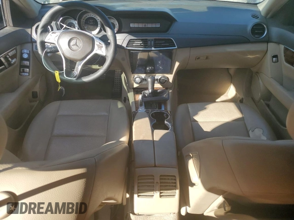 2012 Mercedes-Benz C 250 Sport with VIN WDDGF4HB0CR216656, listed as a Copart auction lot 86068134 with Not provided miles and Salvage title. Bid and sale history available at DreamBid. Image 8.