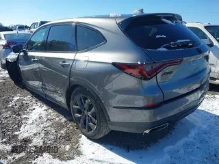 2024 Acura MDX w/A-Spec Package with VIN 5J8YE1H08RL015065, listed as a IAAI auction lot 41394599 with 25,461 mi miles. Bid and sale history available at carsss.com. Image 3.