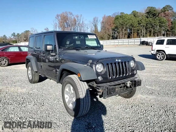 2018 Jeep Wrangler JK Unlimited Sport S with VIN 1C4BJWDG5JL909903, listed as a Copart auction lot 83998564 with 126,559 mi miles and Salvage Title. Bid and sale history available at carsss.com. Image 12.