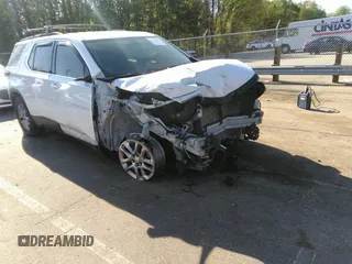 2020 Chevrolet Traverse LT Cloth z VIN 1GNEVGKW6LJ140612, wystawiony jako IAAI lot #41996400 z przebiegiem 92 477 mil mil oraz . Historia ofert i sprzedaży dostępna na DreamBid. Obrazek 1.