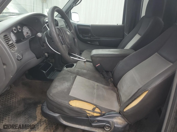 2005 Ford Ranger XL with VIN 1FTYR14U05PA23837, listed as a Copart auction lot 44314145 with 225,296 mi miles and Salvage Title. Bid and sale history available at carsss.com. Image 7.
