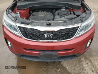 2015 Kia Sorento LX with VIN 5XYKTCA69FG640120, listed as a Copart auction lot 55731635 with 86,399 mi miles and Salvage Title. Bid and sale history available at carsss.com. Image 12.