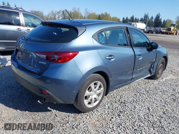 2015 Mazda 3 i Sport with VIN 3MZBM1K78FM185981, listed as a IAAI auction lot 42057365 with 80,934 mi miles and . Bid and sale history available at DreamBid. Image 4.