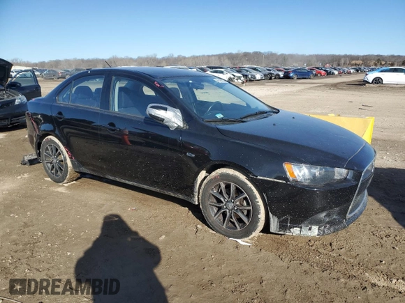 2015 Mitsubishi Lancer SE with VIN JA32V2FW7FU004855, listed as a Copart auction lot 46156835 with 101,011 mi miles and Salvage Title. Bid and sale history available at carsss.com. Image 4.