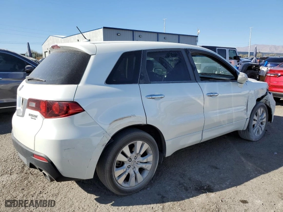 2010 Acura RDX Tech Pkg with VIN 5J8TB2H55AA004433, listed as a Copart auction lot 89405685 with 140,049 mi miles and Salvage Title. Bid and sale history available at carsss.com. Image 3.