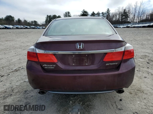 2013 Honda Accord Sport with VIN 1HGCR2F52DA042544, listed as a Copart auction lot 49761335 with 104,193 mi miles and Clean Title. Bid and sale history available at DreamBid. Image 6.