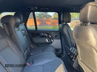 2021 Land Rover Range Rover P525 Westminster with VIN SALGS2SE9MA434035, listed as a Copart auction lot 89409765 with 6,542 mi miles and Salvage title. Bid and sale history available at DreamBid. Image 6.